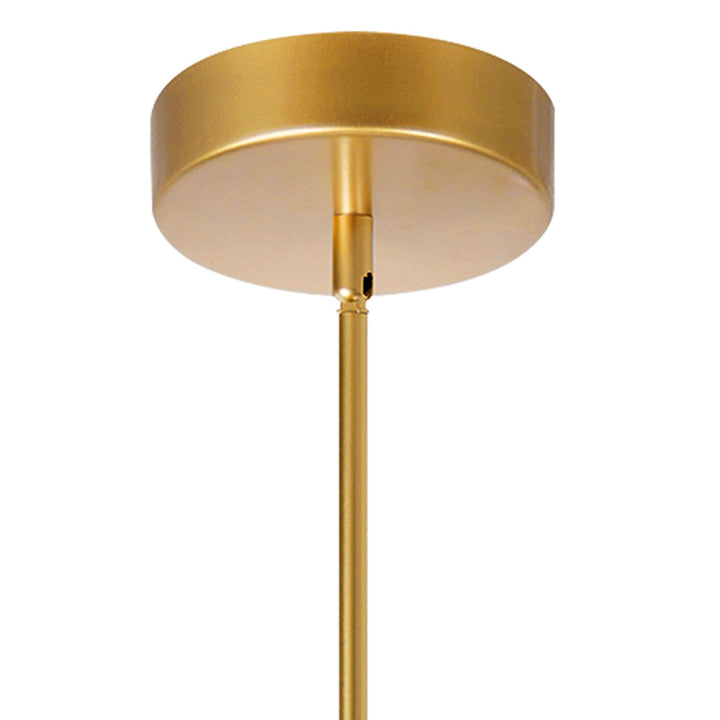 Led Integrated Chandelier With Satin Gold Finish
