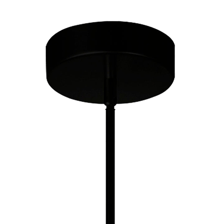 Led Integrated Chandelier With Black Finish