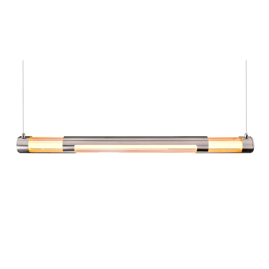 36 In Led Integrated Satin Nickel Mini Pendant