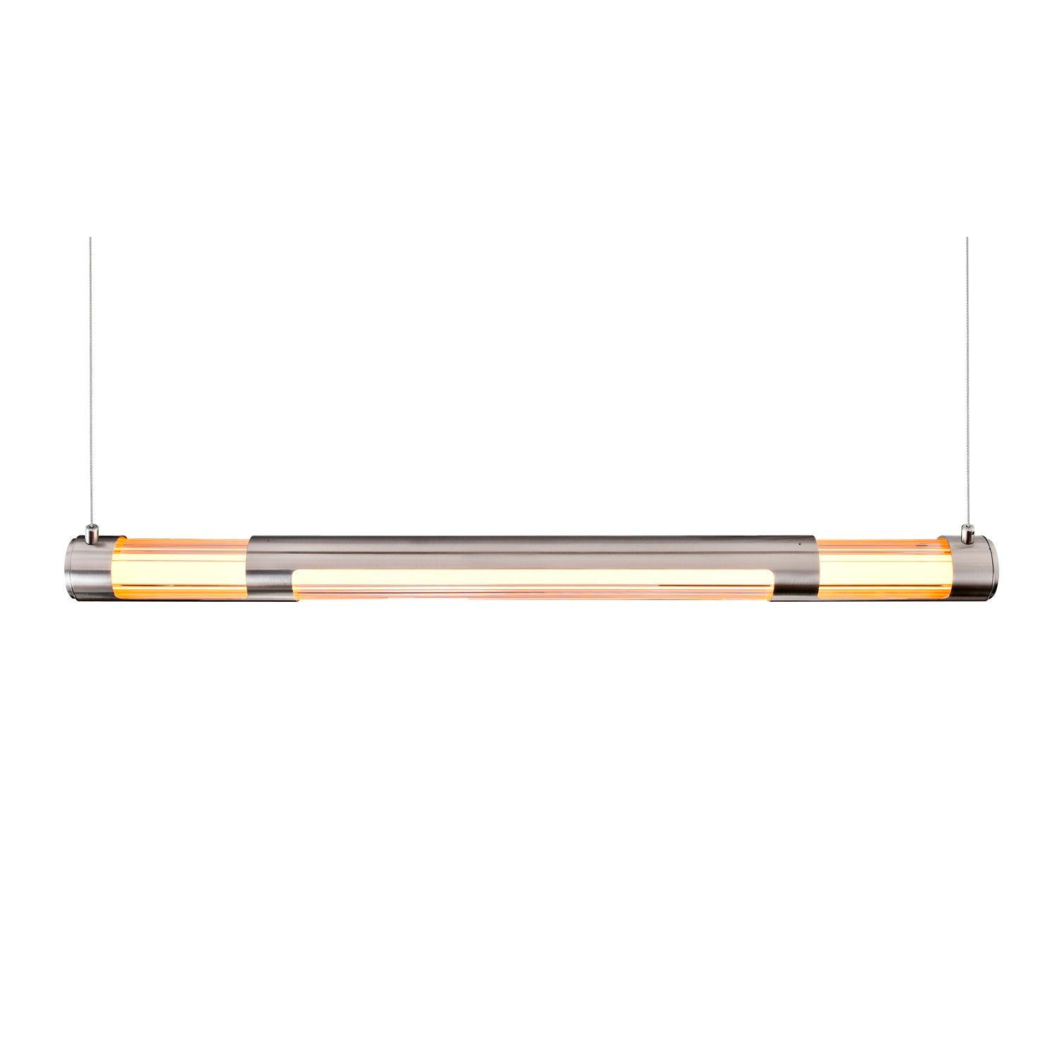 36 In Led Integrated Satin Nickel Mini Pendant