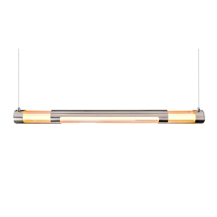 36 In Led Integrated Satin Nickel Mini Pendant