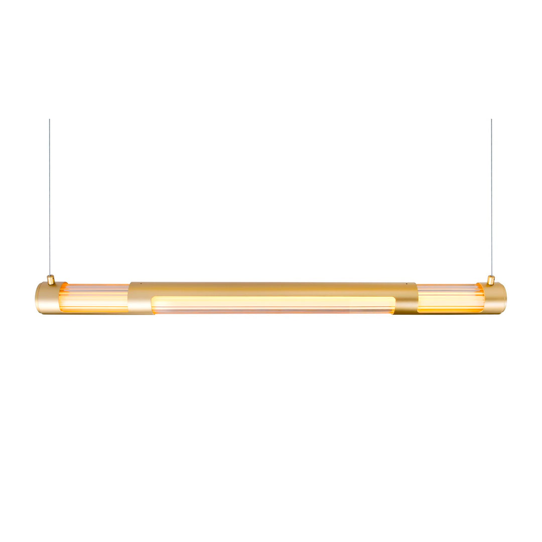36 In Led Integrated Satin Gold Mini Pendant
