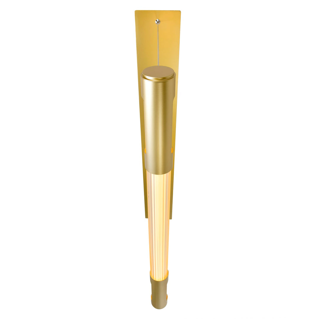 36 In Led Integrated Satin Gold Mini Pendant