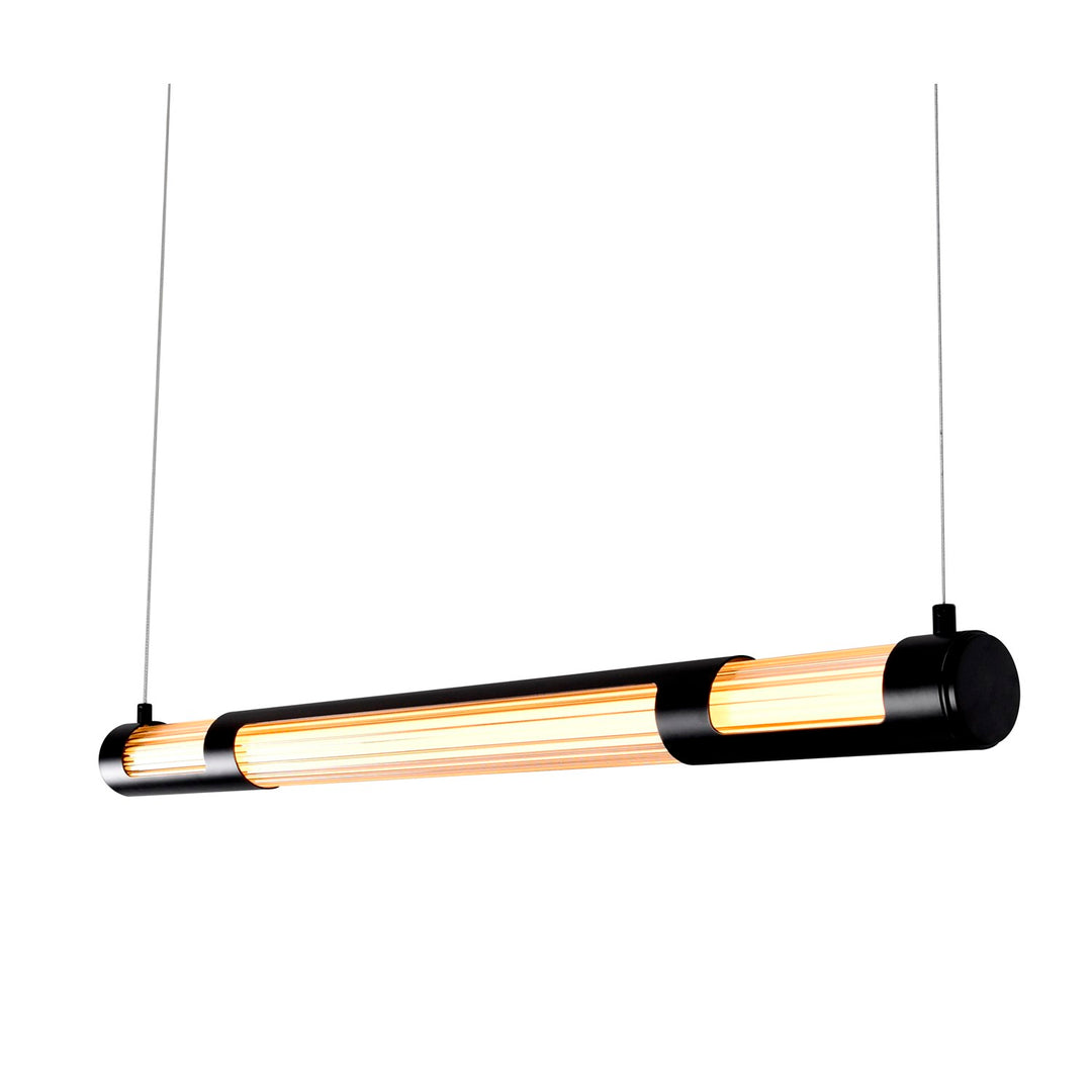 36 In Led Integrated Black Mini Pendant by CWI Lighting
