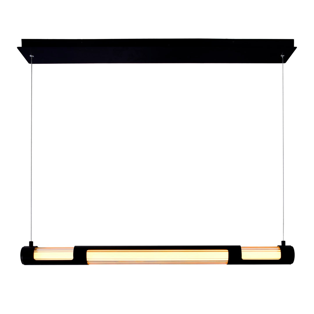 36 In Led Integrated Black Mini Pendant