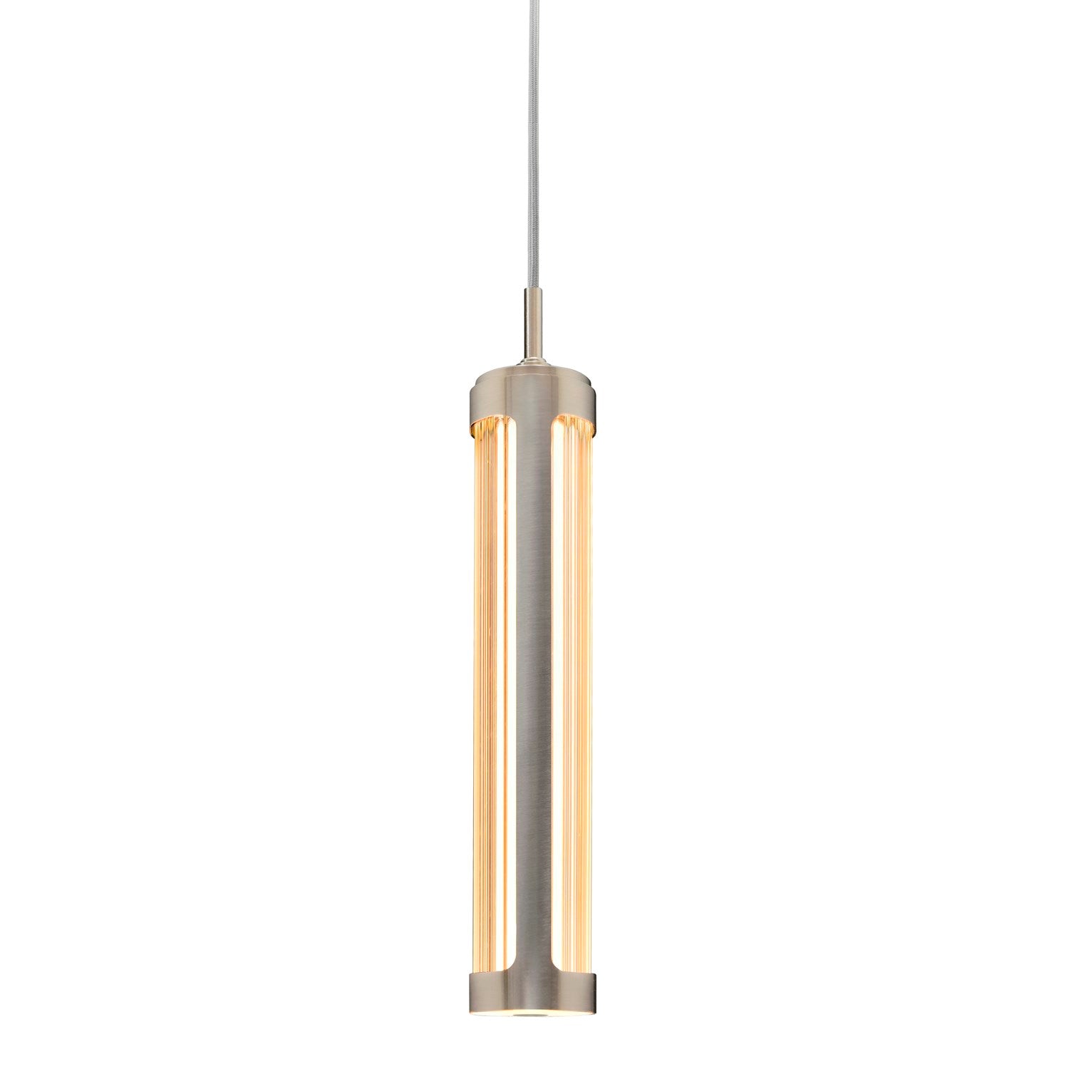 3 In Led Integrated Satin Nickel Chandelier by CWI Lighting