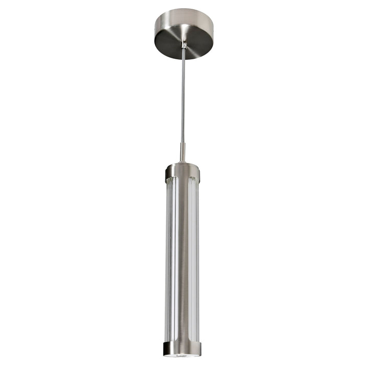 3 In Led Integrated Satin Nickel Chandelier