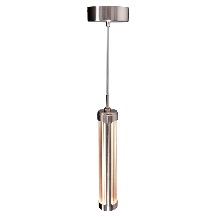 3 In Led Integrated Satin Nickel Chandelier