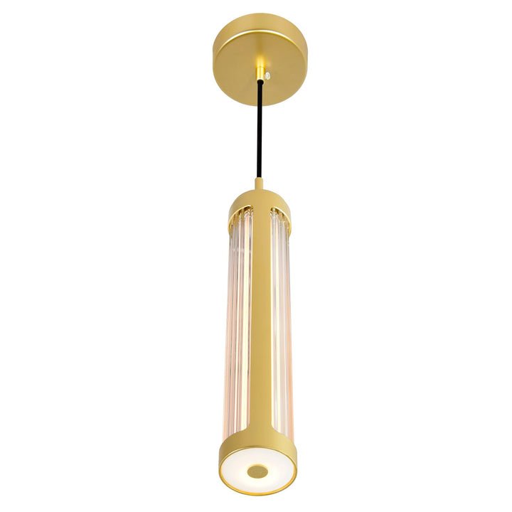 3 In Led Integrated Satin Gold Chandelier