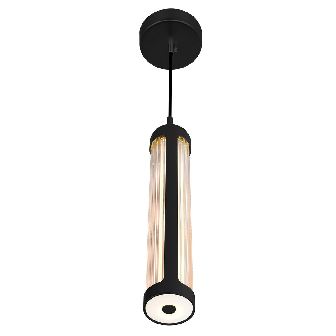 3 In Led Integrated Black Chandelier