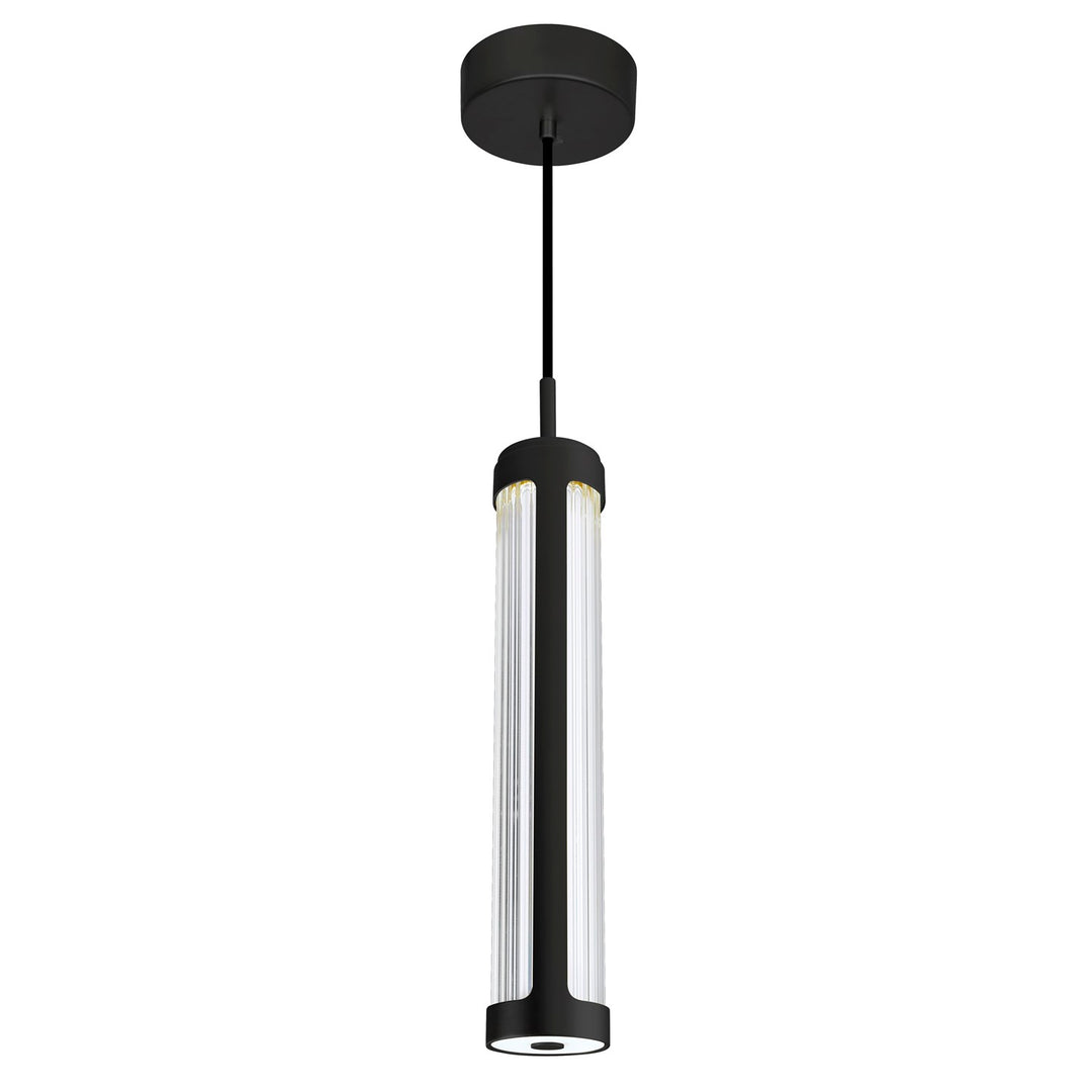 3 In Led Integrated Black Chandelier