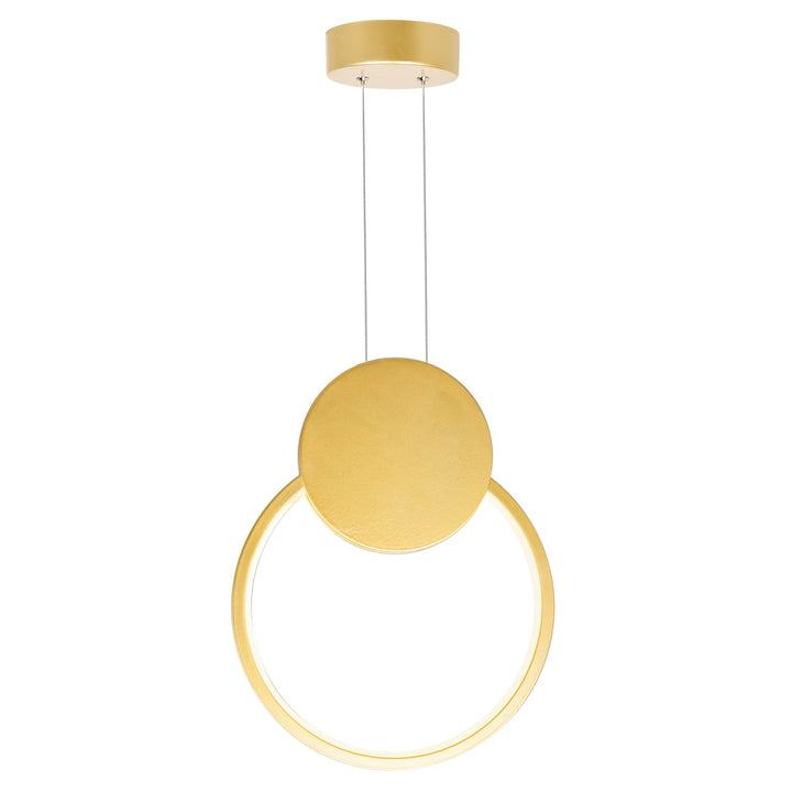 8 In Led Satin Gold Mini Pendant