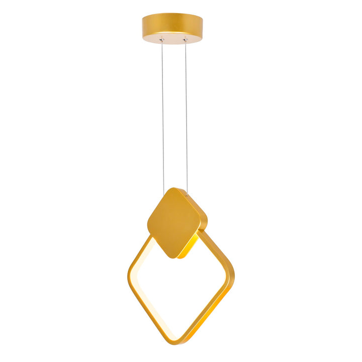 10 In Led Satin Gold Mini Pendant