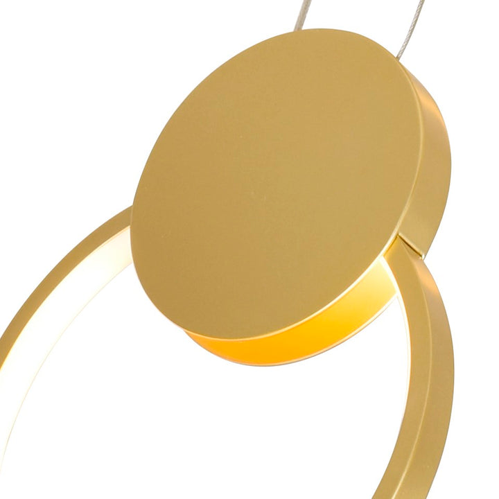 10 In Led Satin Gold Mini Pendant