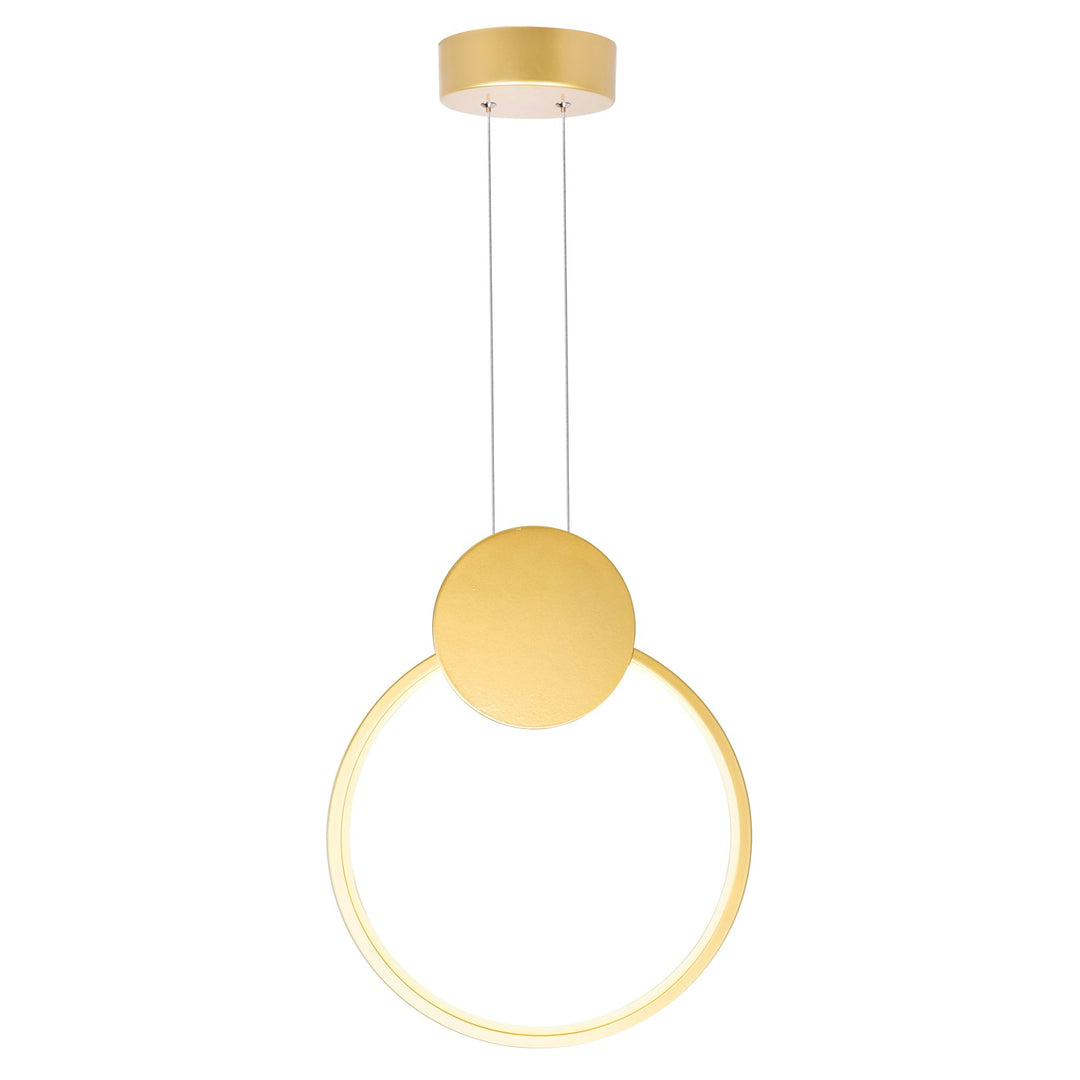 10 In Led Satin Gold Mini Pendant