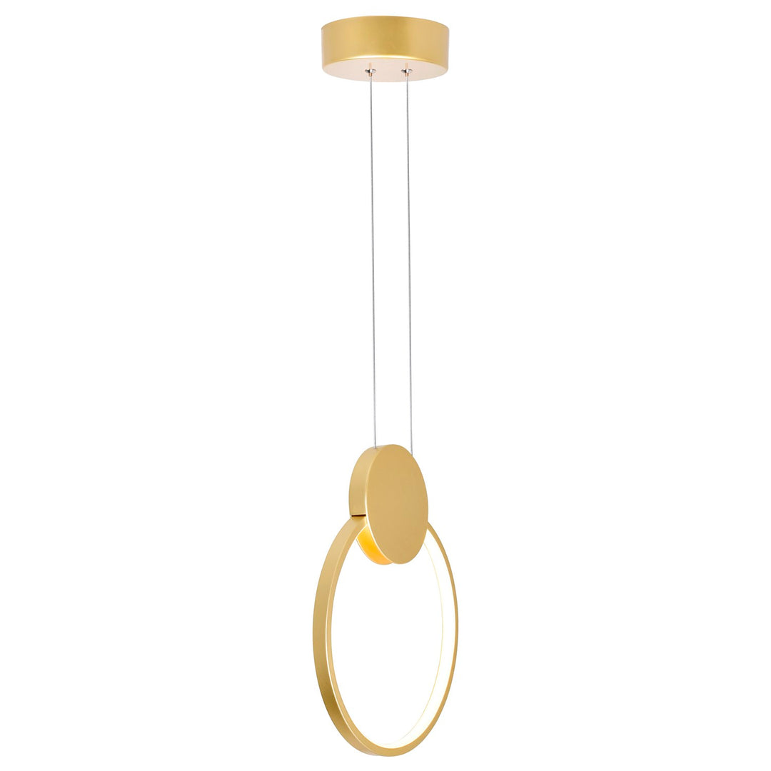 10 In Led Satin Gold Mini Pendant
