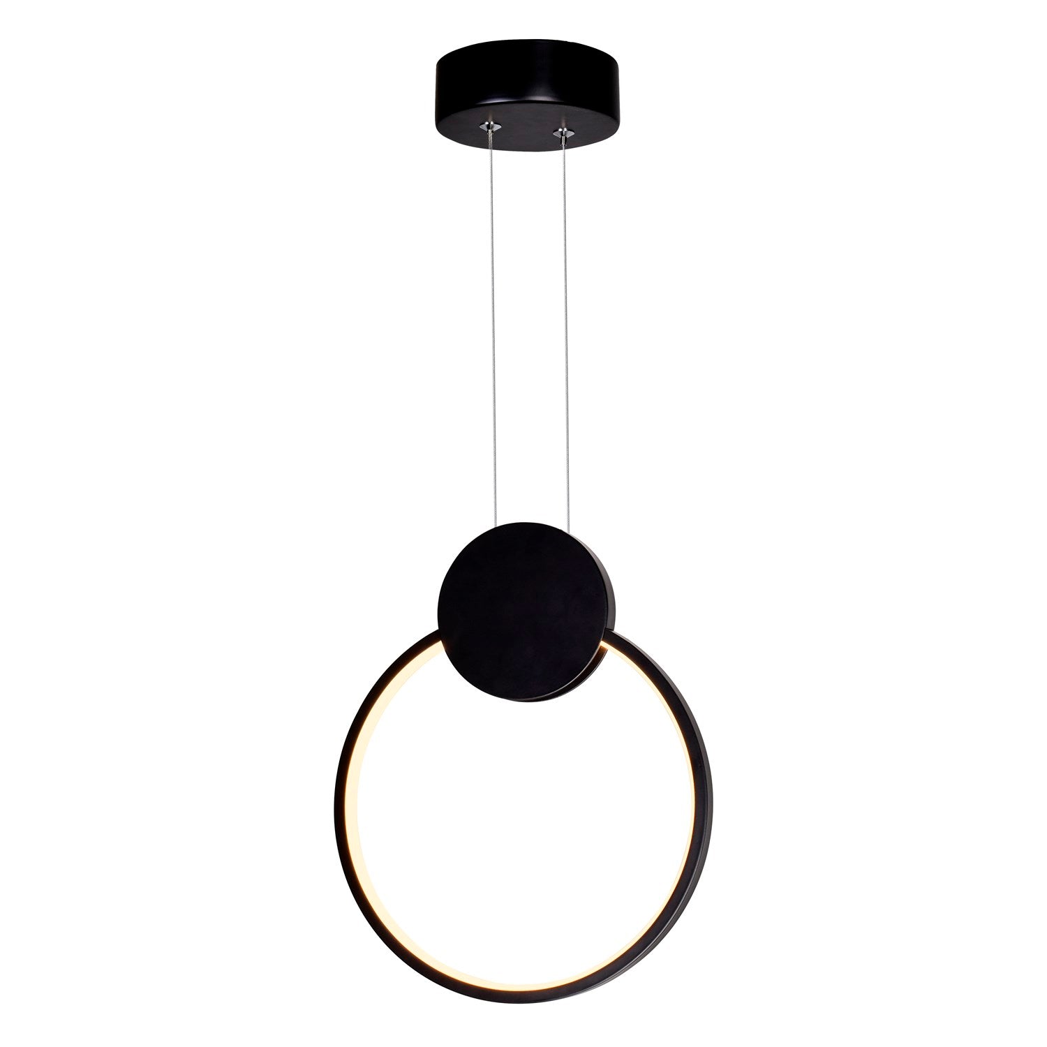 10 In Led Black Mini Pendant by CWI Lighting