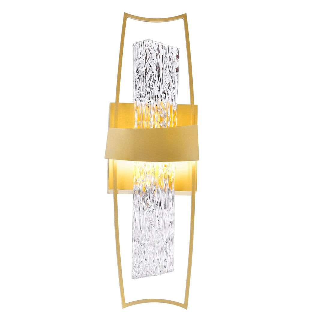 5 In Led Satin Gold Wall Sconce by CWI Lighting