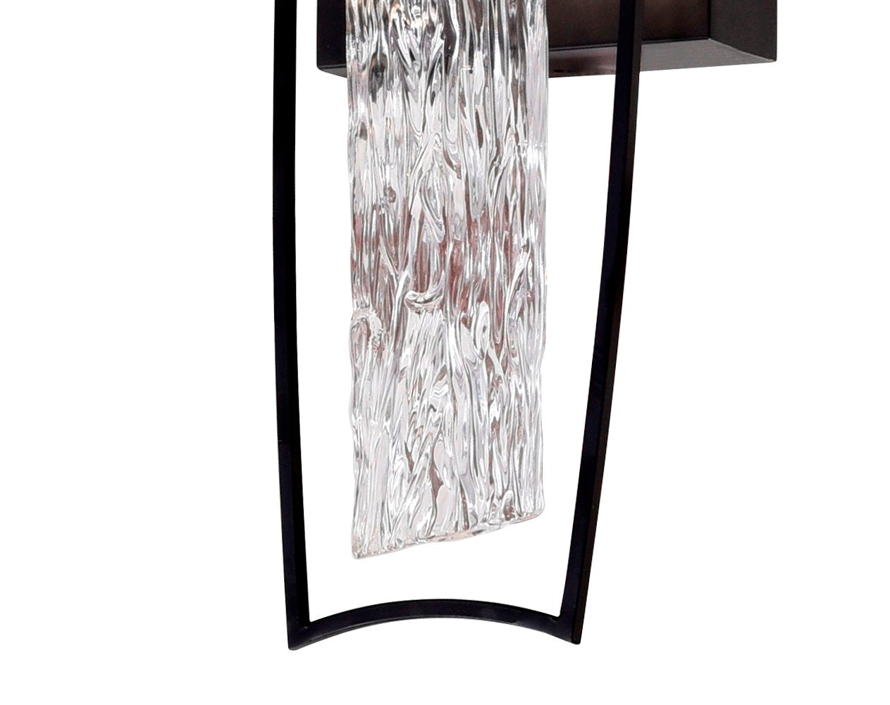5 In Led Black Wall Sconce