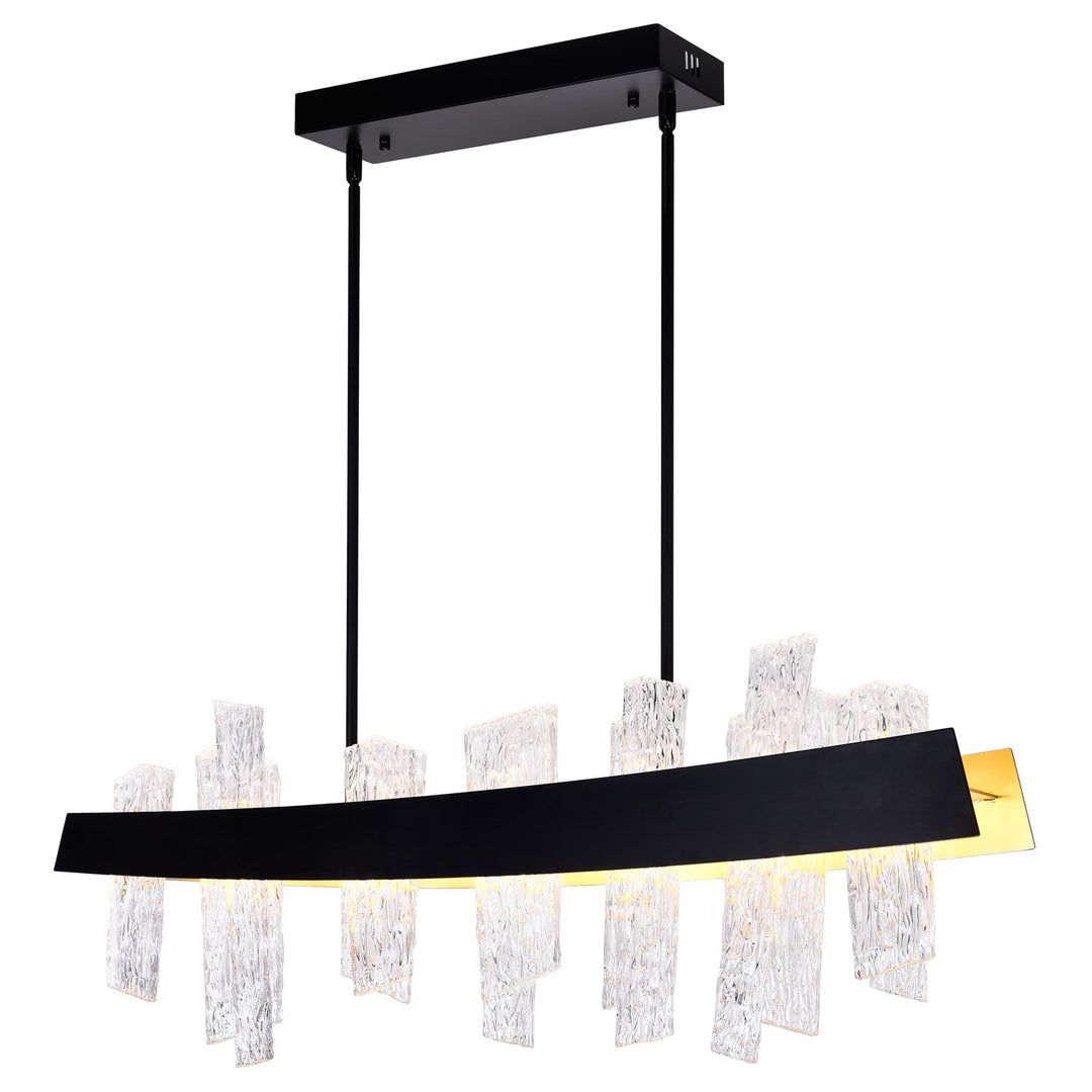 39 In Led Black Chandelier