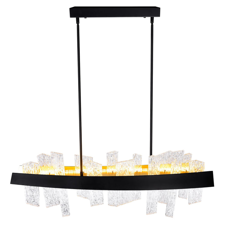 39 In Led Black Chandelier