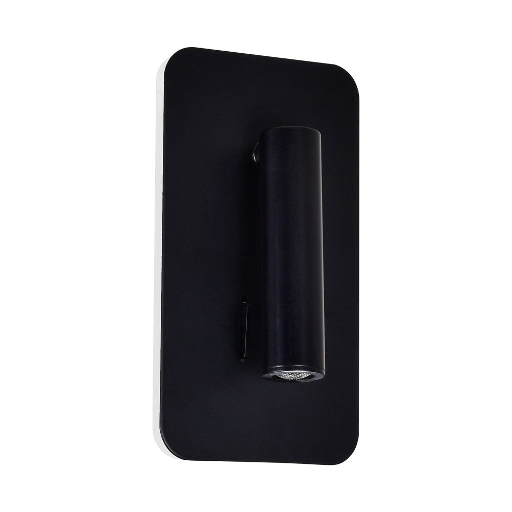 Led Sconce With Matte Black Finish