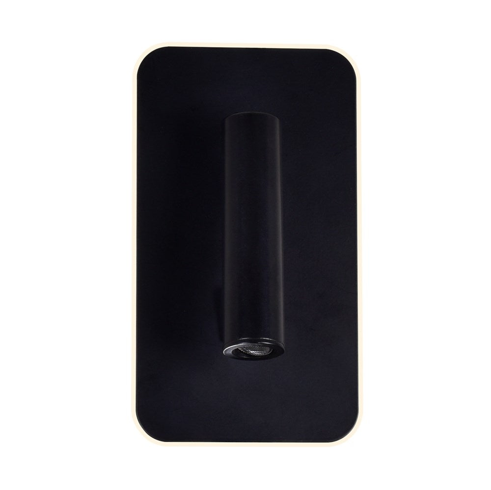 Led Sconce With Matte Black Finish
