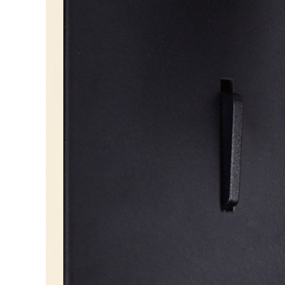 Led Sconce With Matte Black Finish