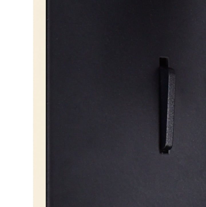 Led Sconce With Matte Black Finish