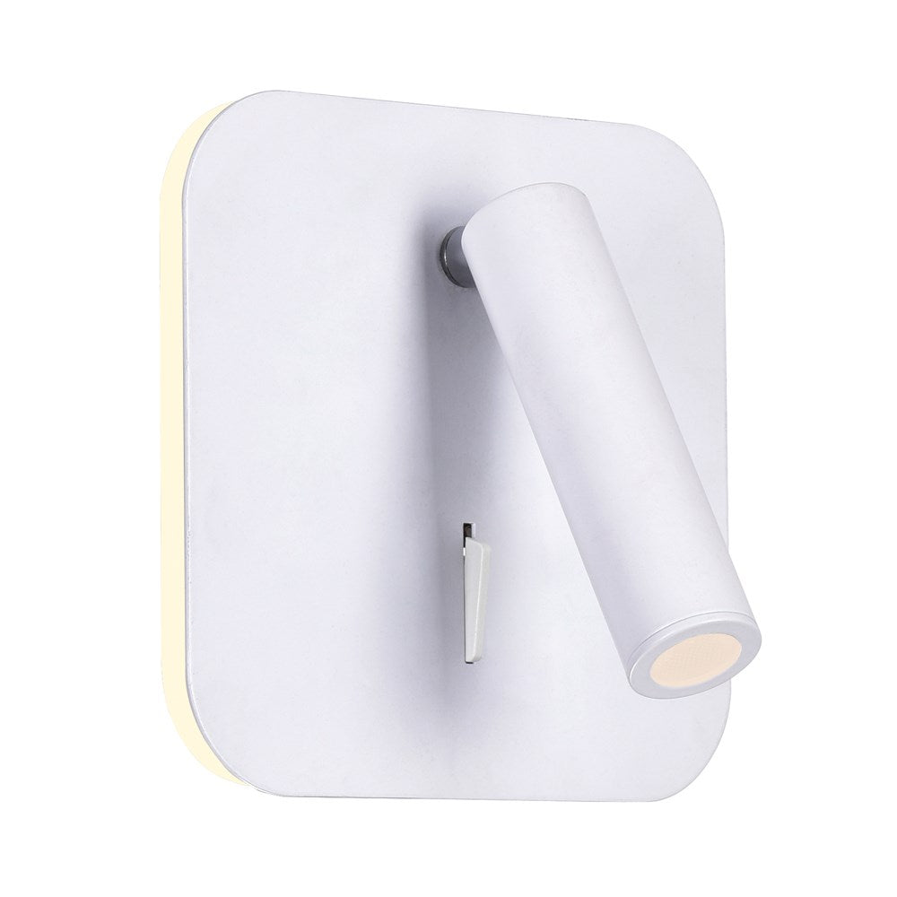 Led Sconce With Matte White Finish by CWI Lighting