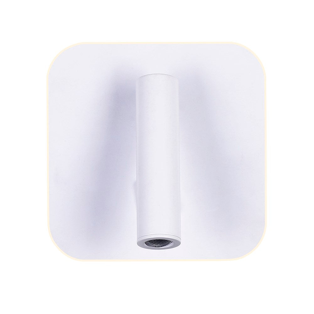 Led Sconce With Matte White Finish