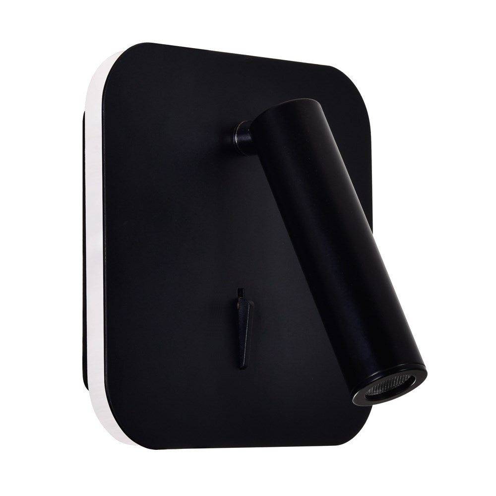 Led Sconce With Matte Black Finish