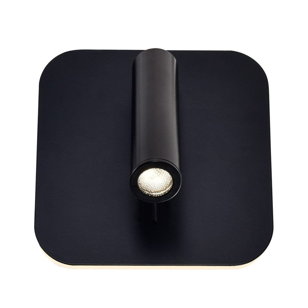 Led Sconce With Matte Black Finish