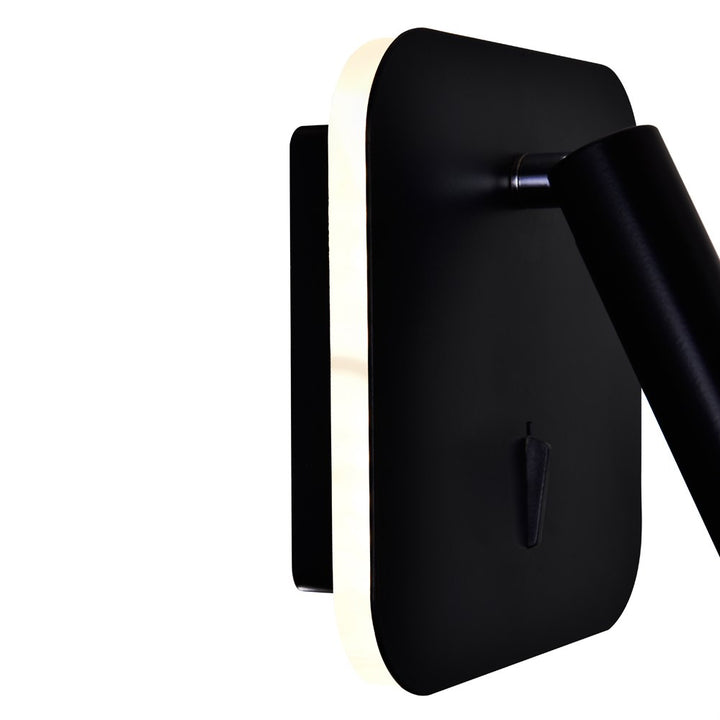 Led Sconce With Matte Black Finish