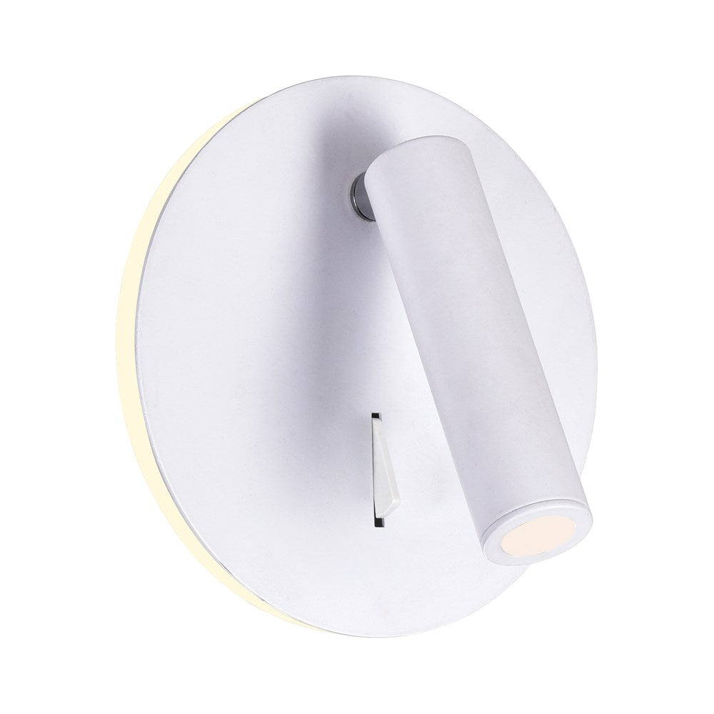 Led Sconce With Matte White Finish by CWI Lighting