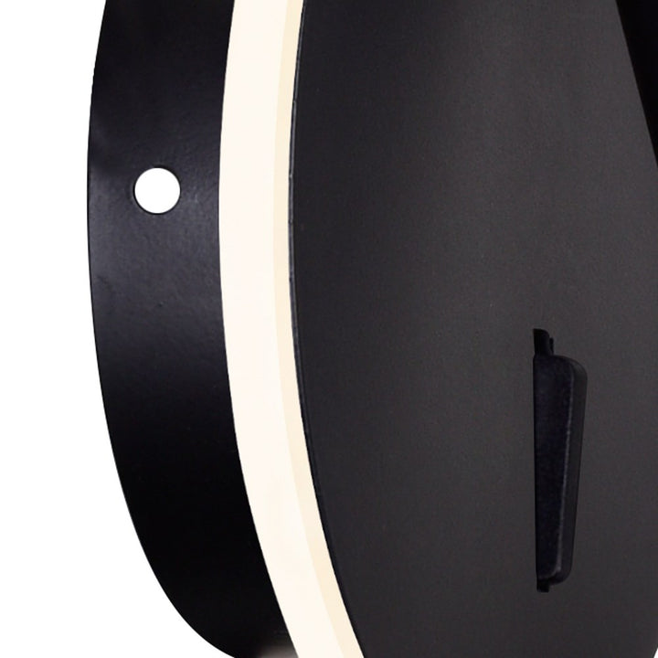 Led Sconce With Matte Black Finish