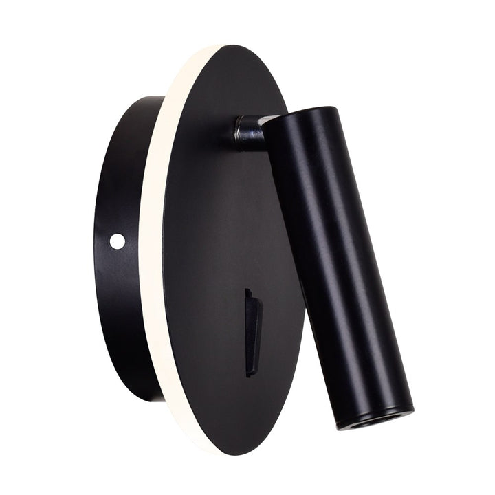 Led Sconce With Matte Black Finish