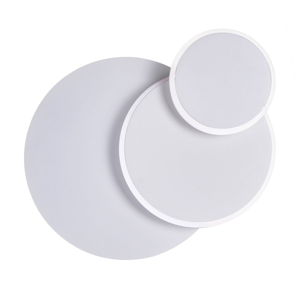 Led Sconce With Matte White Finish