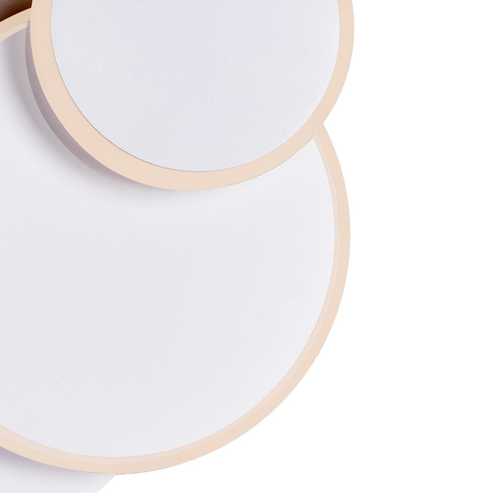 Led Sconce With Matte White Finish