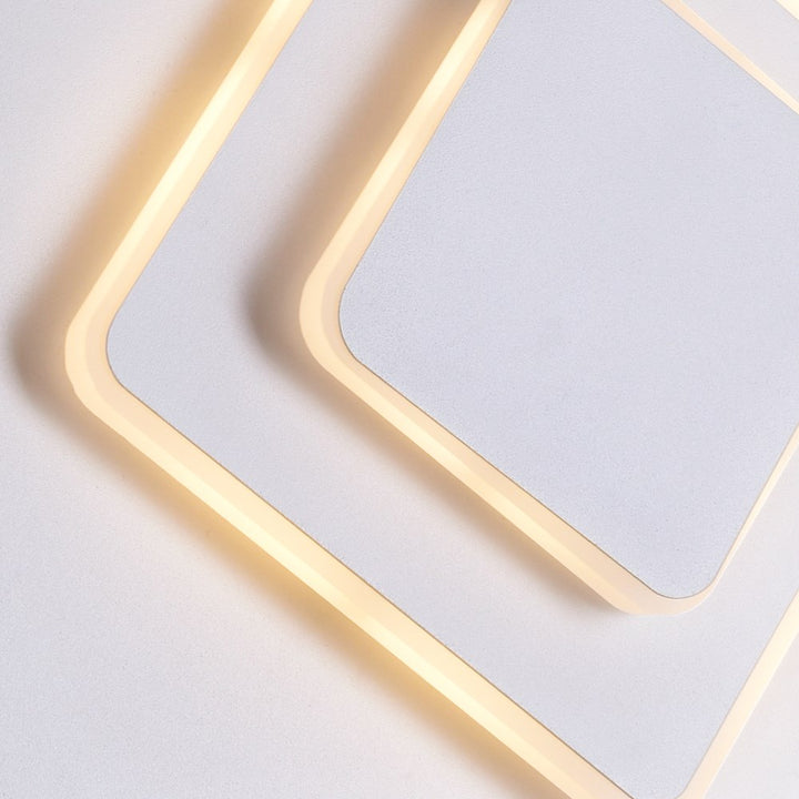 Led Sconce With Matte White Finish