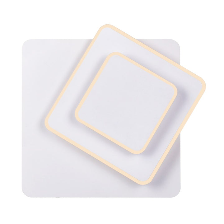 Led Sconce With Matte White Finish
