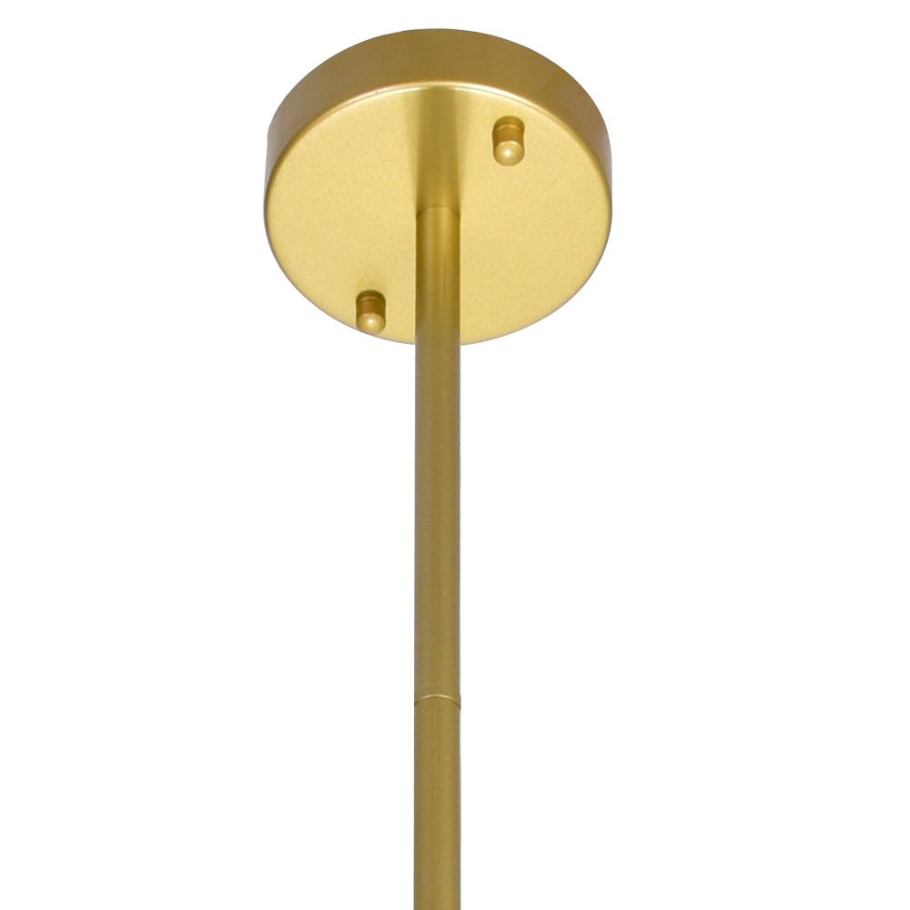 7 Light Chandelier With Medallion Gold Finish