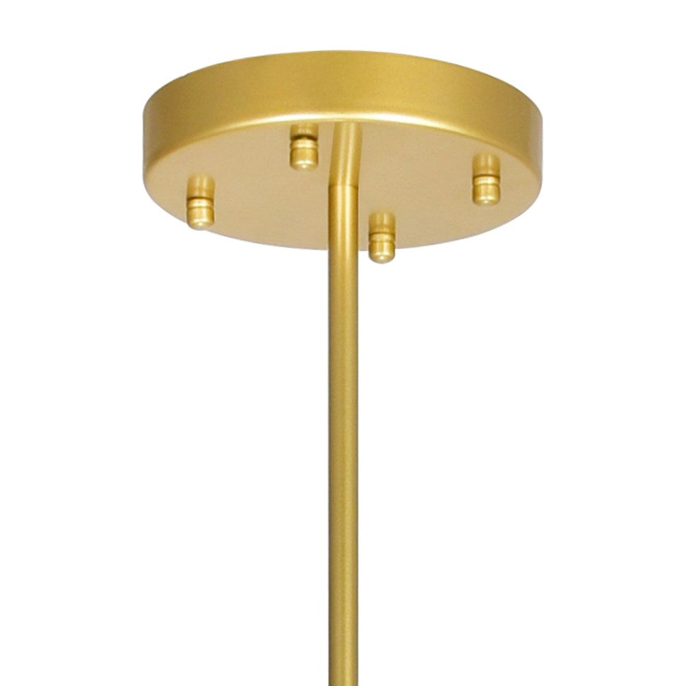 10 Light Chandelier With Medallion Gold Finish