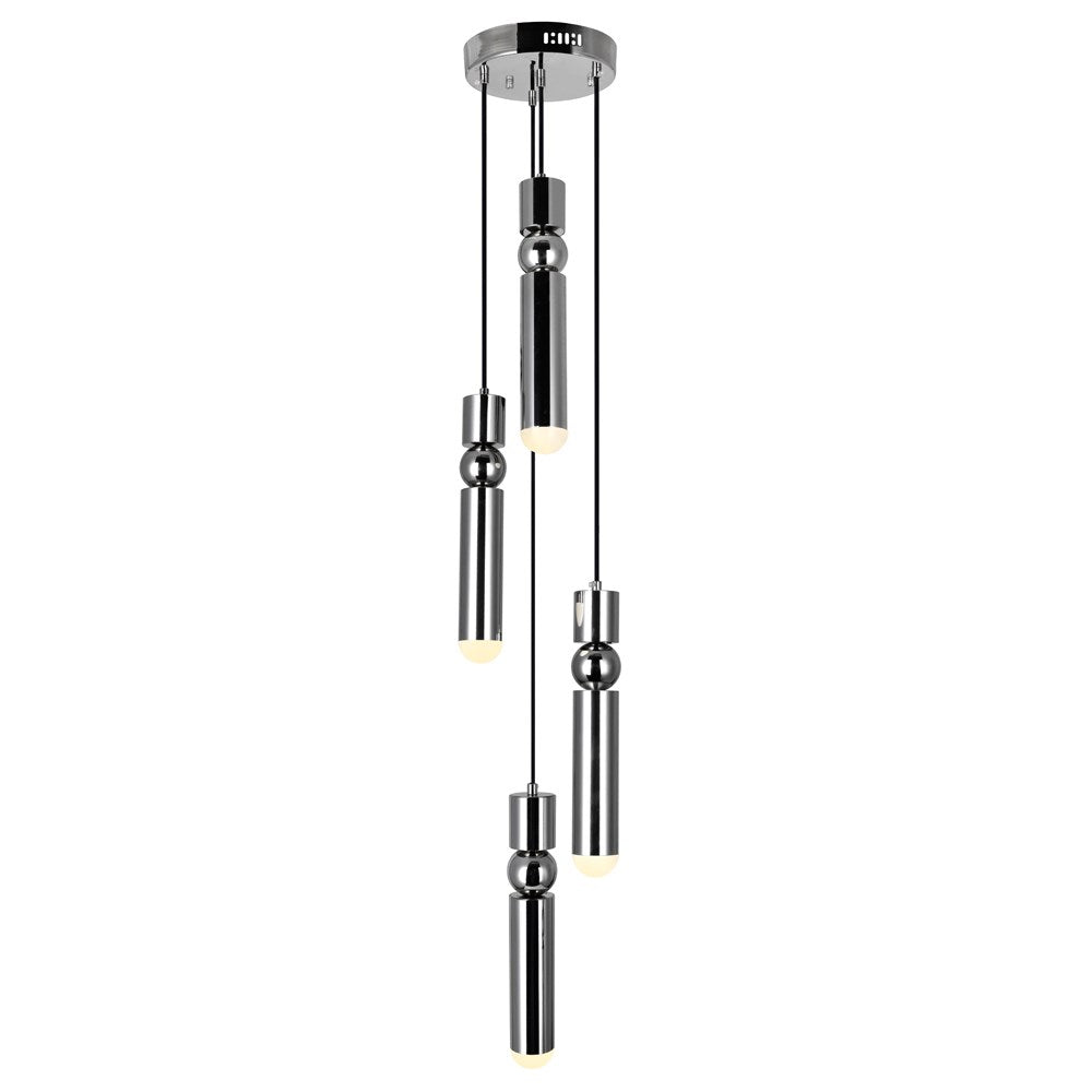 Led Pendant With Polished Nickel Finish by CWI Lighting