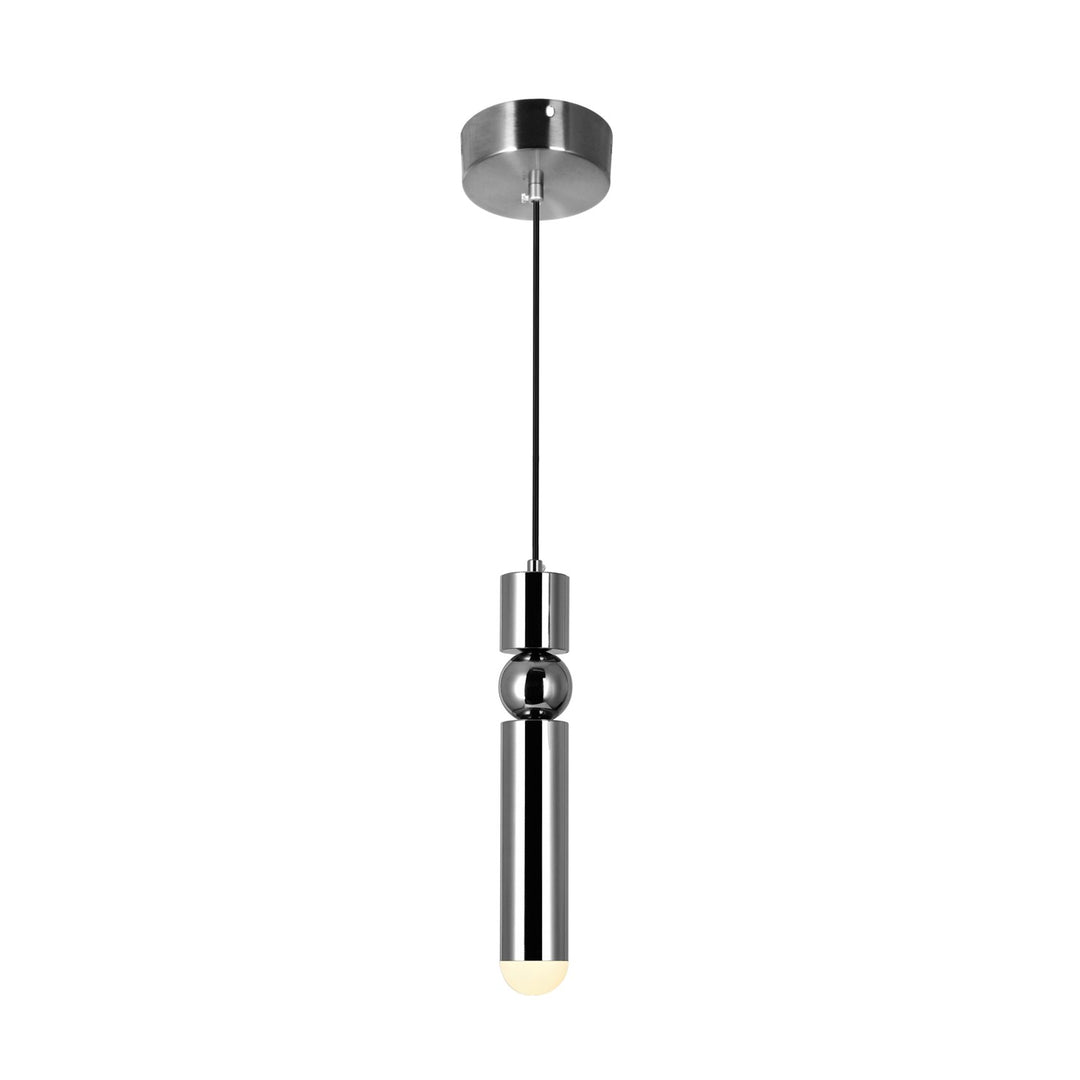 Led Mini Pendant With Polished Nickel Finish by CWI Lighting