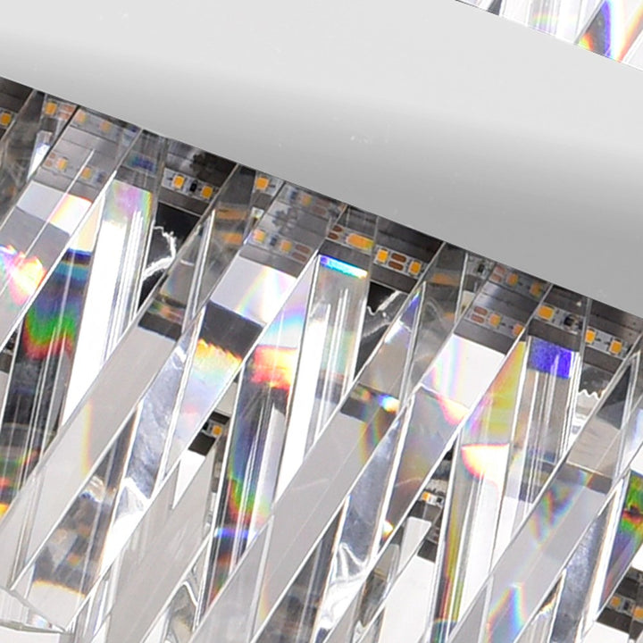 Led Chandelier With Chrome Finish