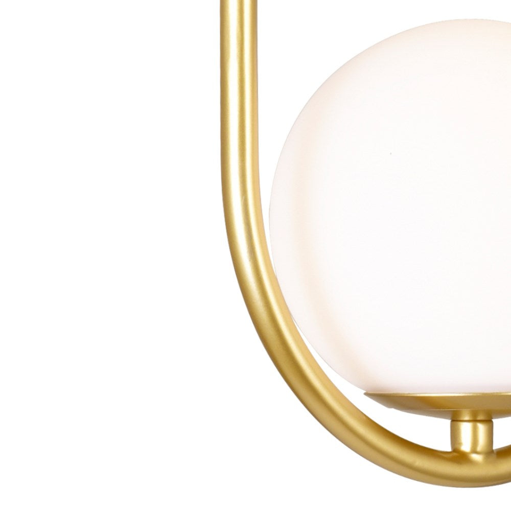 1 Light Mini Pendant With Medallion Gold Finish