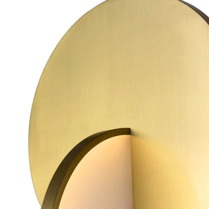Led Mini Pendant With Brushed Brass Finish