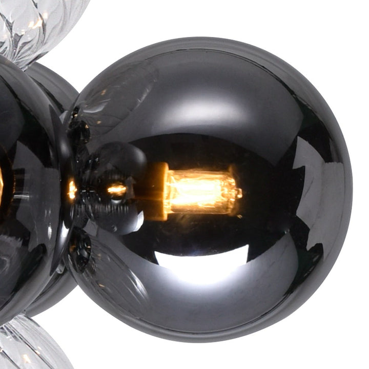 3 Light Sconce With Chrome Finish