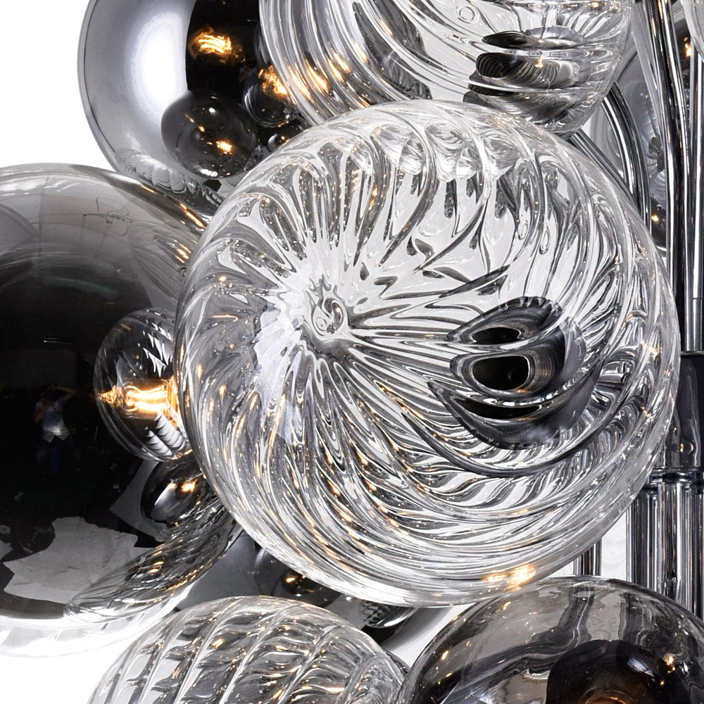 15 Light Chandelier With Chrome Finish